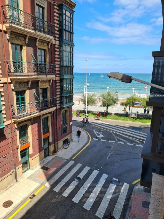 122A - Emblematica Vivienda En Playa San Lorenzo 기욘 외부 사진